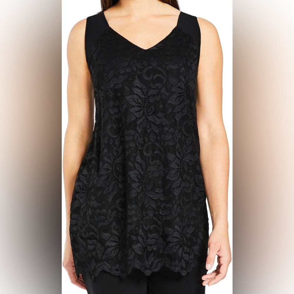 Sympli Reversible Lace V-Neckline Cami Top Wine Women’s US 12 - Picture 6 of 6